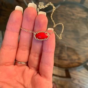 Kendra Scott red necklace